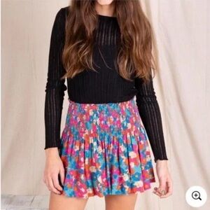 Natural Life Multicolor Smocked Shorts